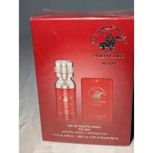 Beverly Hills Polo Club Blaze Men's Fragrance Set 1.7oz EDT & .68oz Pocket Spray